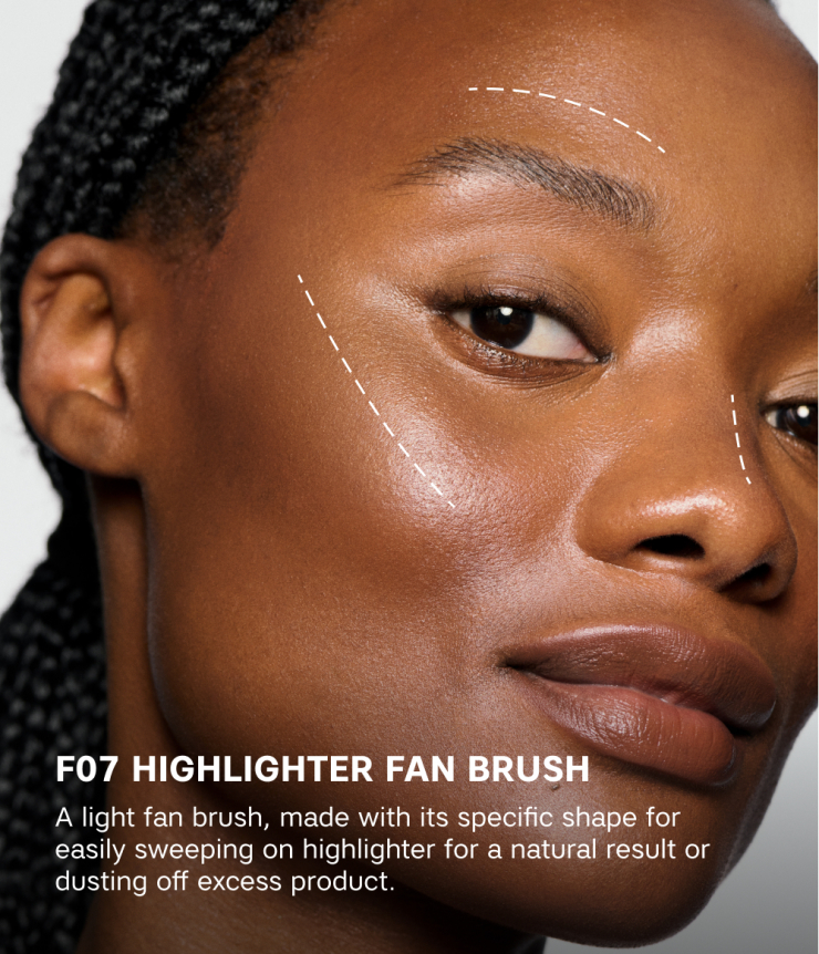 Highlighter Fan Brush 07 Sminkekoster