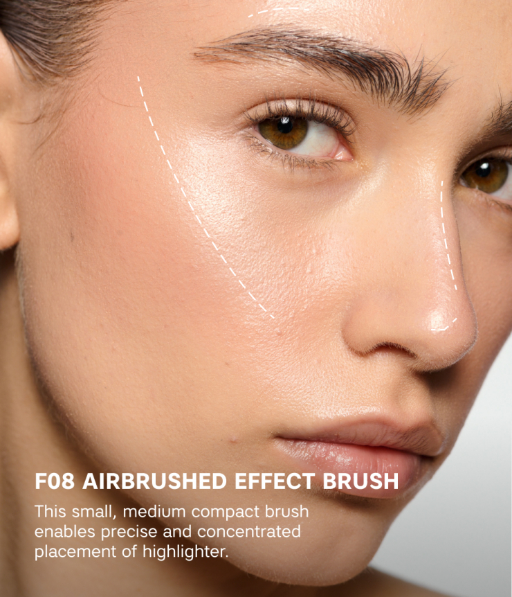 Tapered Highlighter Brush 08 Sminkekoster