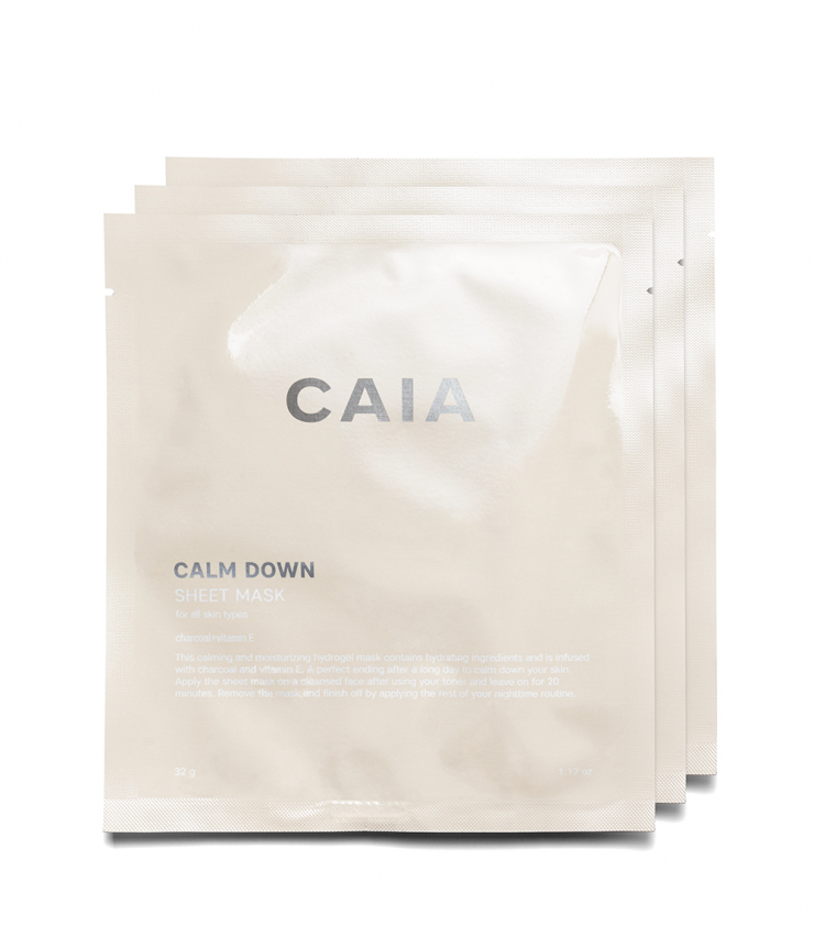 Calm down sheet mask