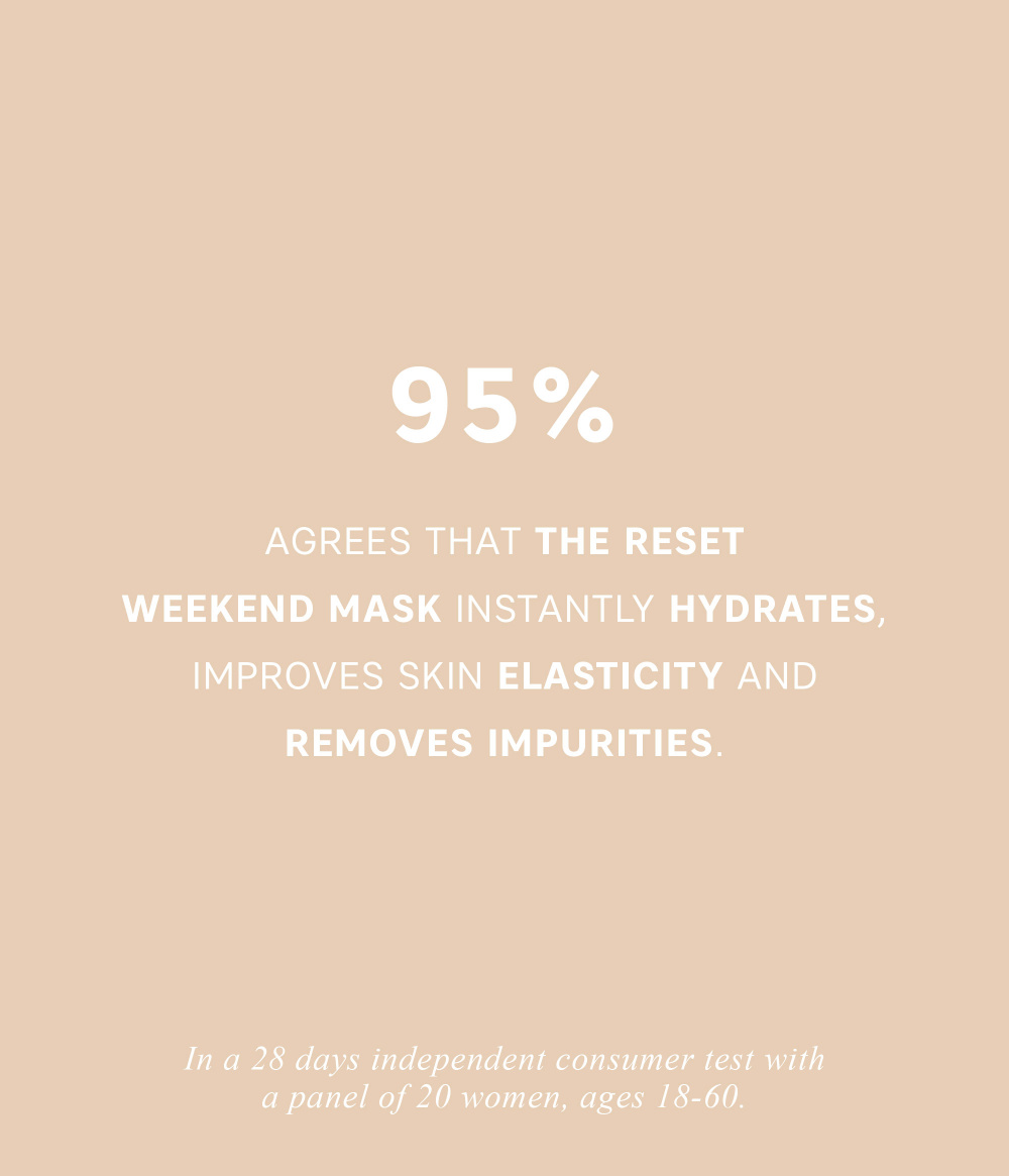 RESET WEEKEND FACE MASK